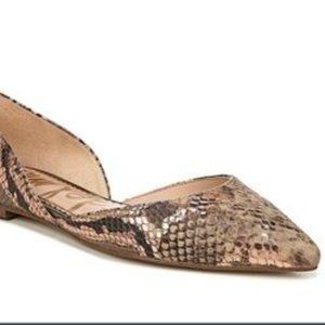 Rodney Pointy Toe d'Orsay Flat- PRALINE